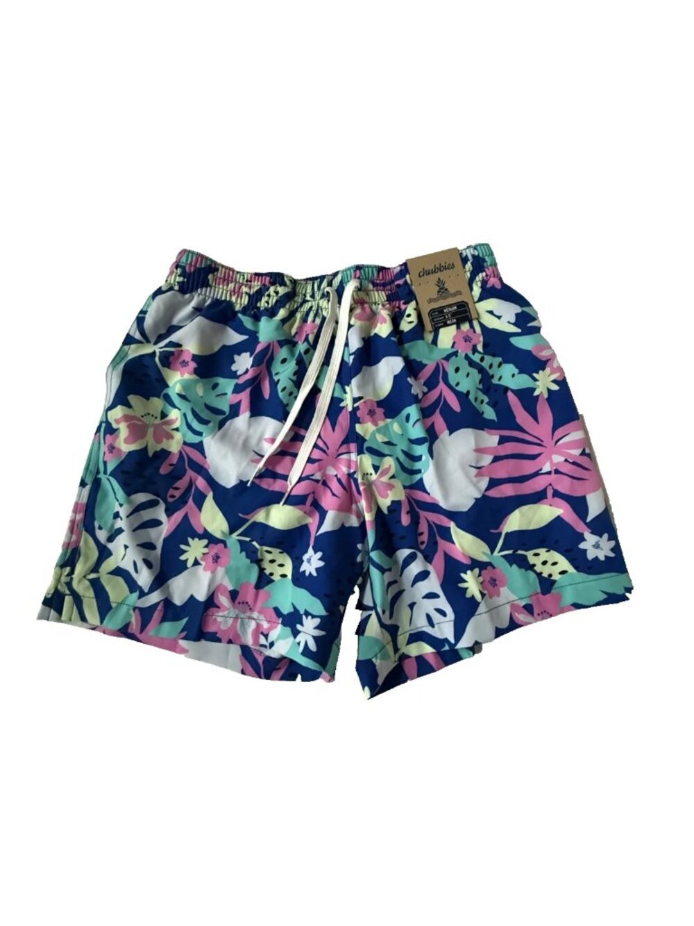 Chubbies Mens M 5.5" Classic Swim Short Trunk Floral Surprises NEW Tropical Mesh